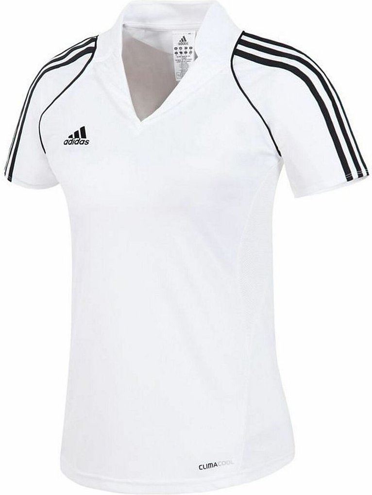 Adidas t12 klimacoool womens weißes fußballhemd