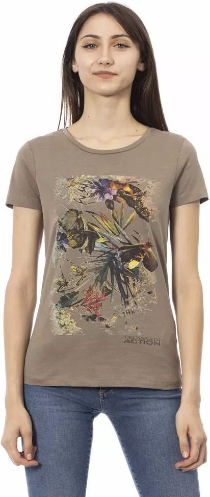 Blumenmuster T-Shirt