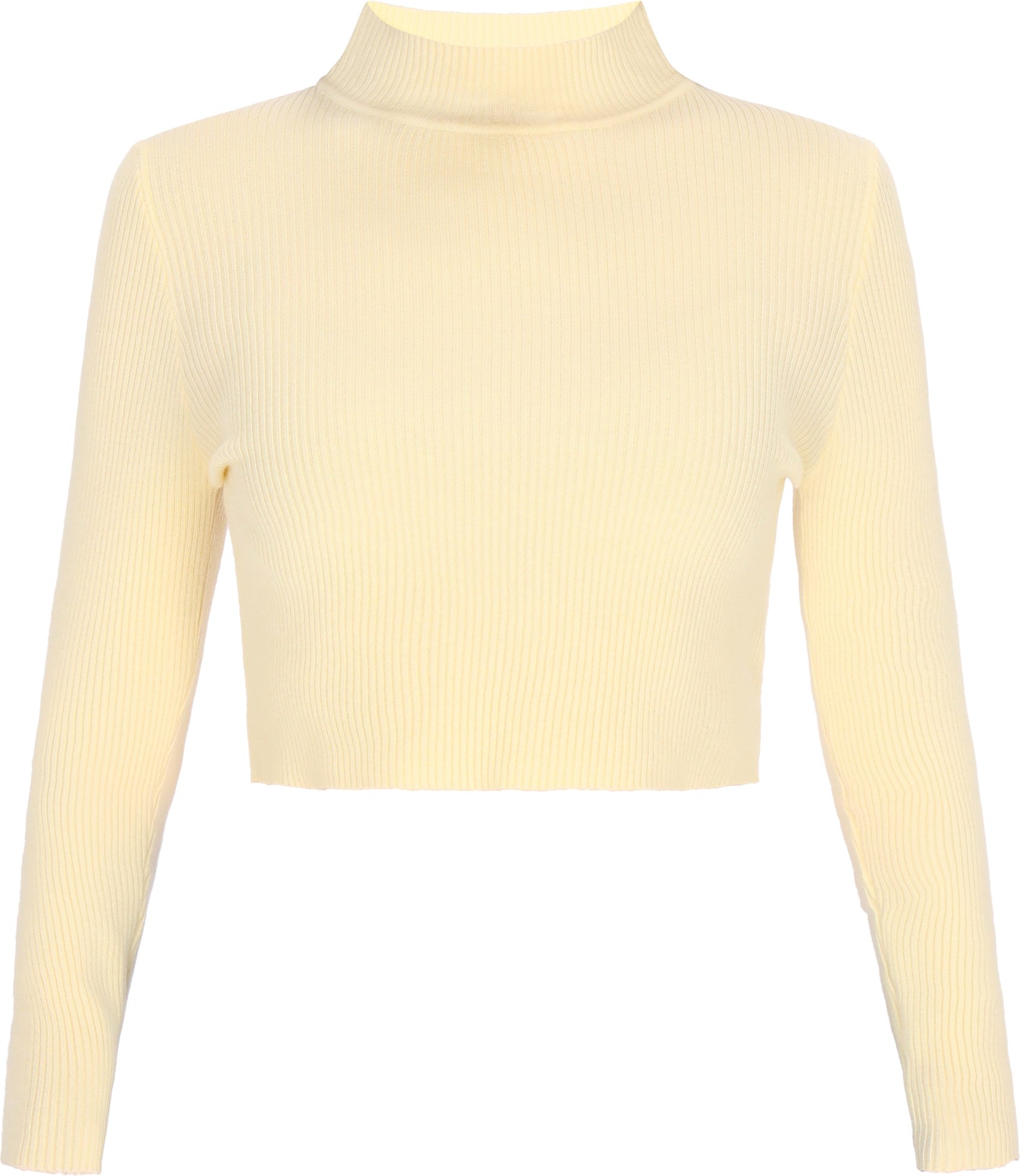 Mymo Pullover Frauen hellgelb