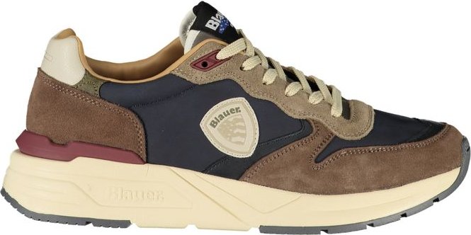 Blauer Blue Polyurethan Herren Sneaker