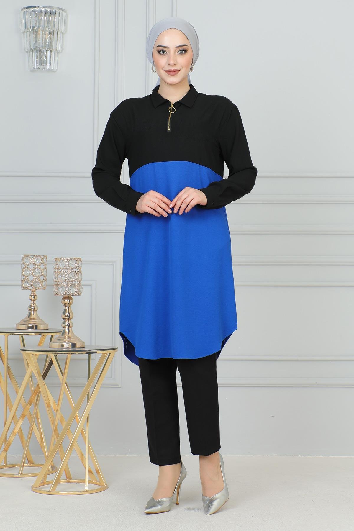 Reißverschluss Tunika