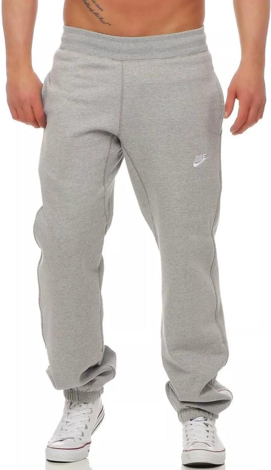 Thumbnail - Nike Foundation Herren-Jogginghose mit Bündchen in Grau