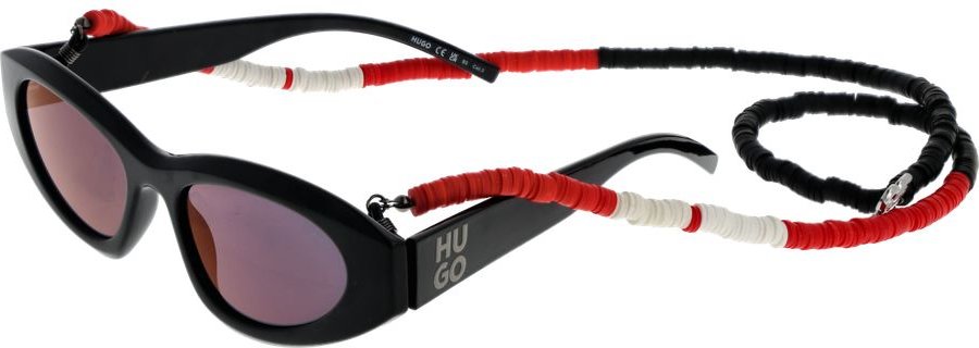 Ovale Sonnenbrille mit Perlenband