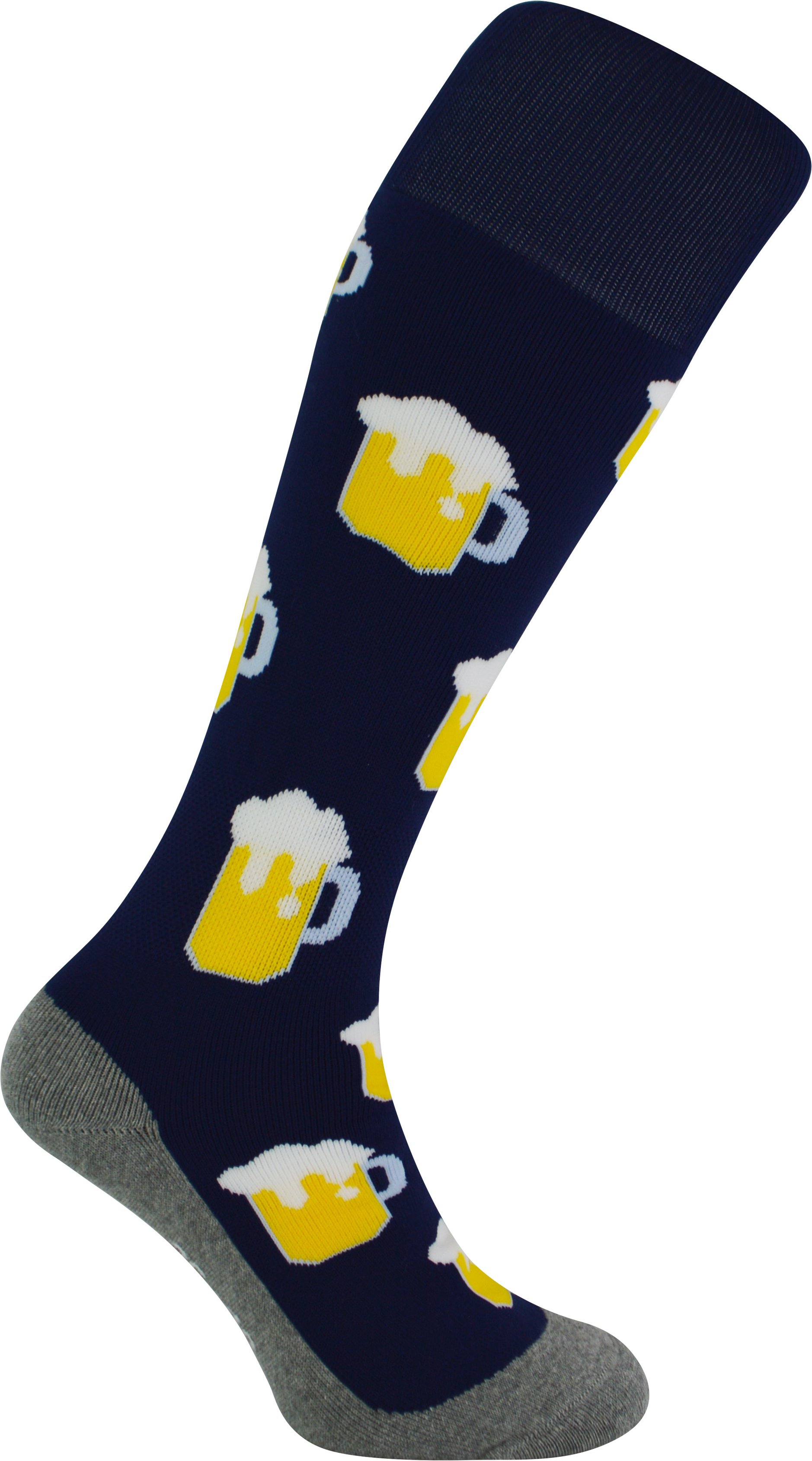 Hockeysocken mit farbenfrohen, coolen, lustigen und witzigen Designs | Hingly | Herren & Damen | Ideal für Sport - Bier