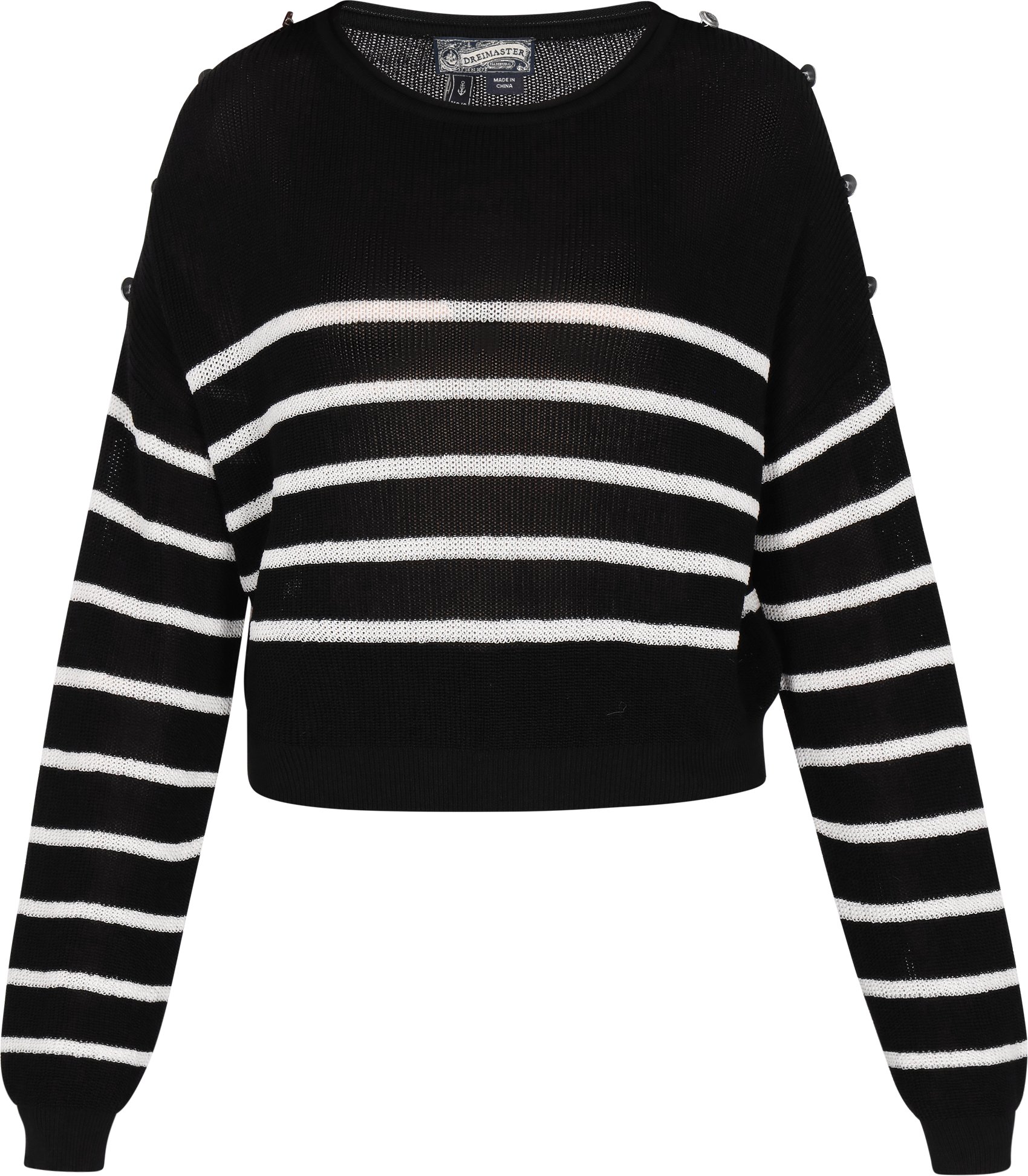 Dreimaster Zur Seite fahren Frauen schwarz/offwhite