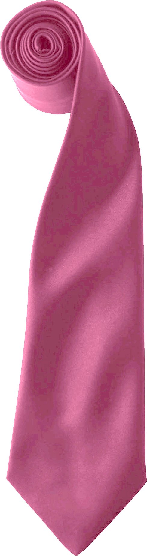 Premier Colours Herren Satin Clip Krawatte (2er Pack) (Fuchsia)