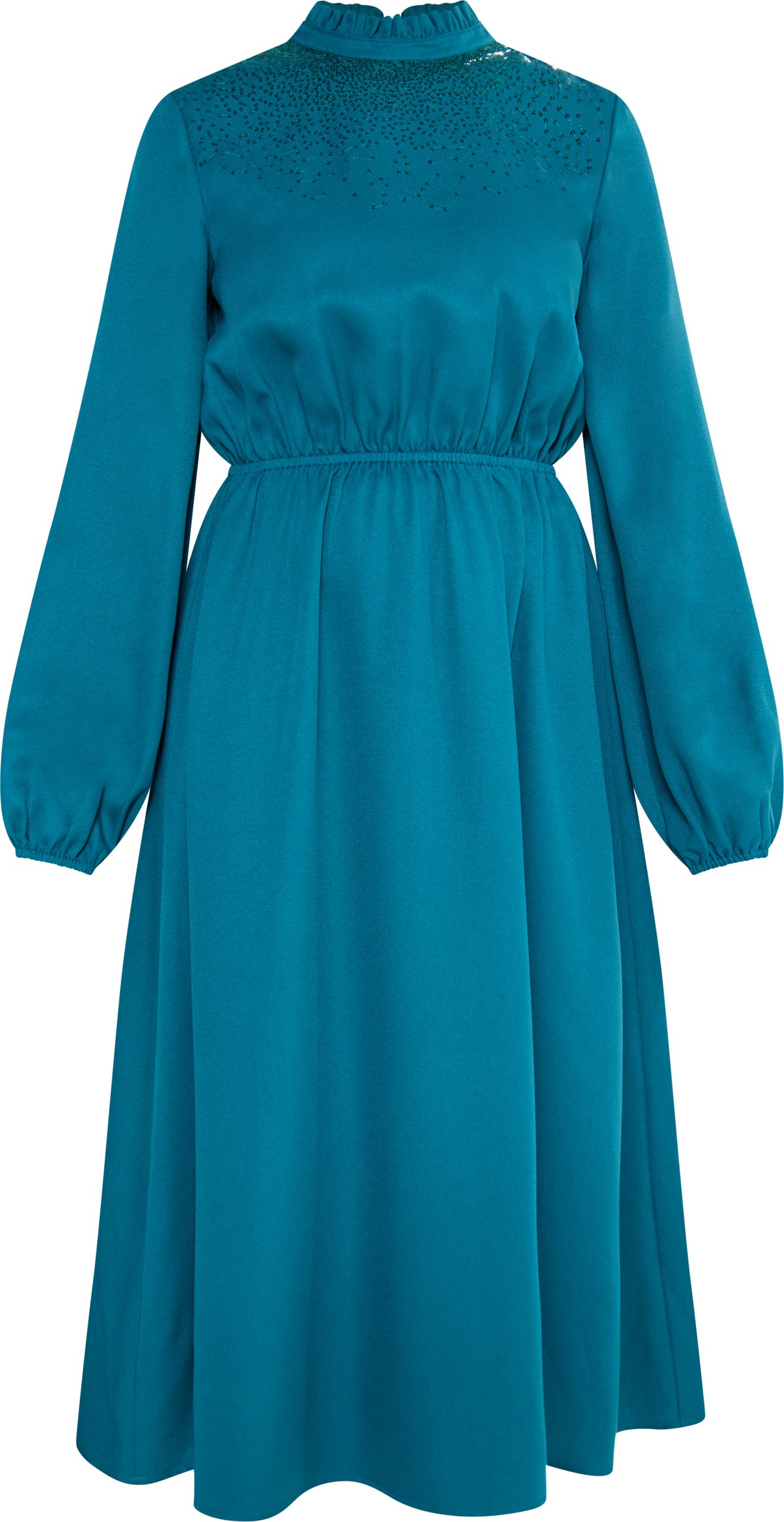 usha Midikleid Damen blau/grün