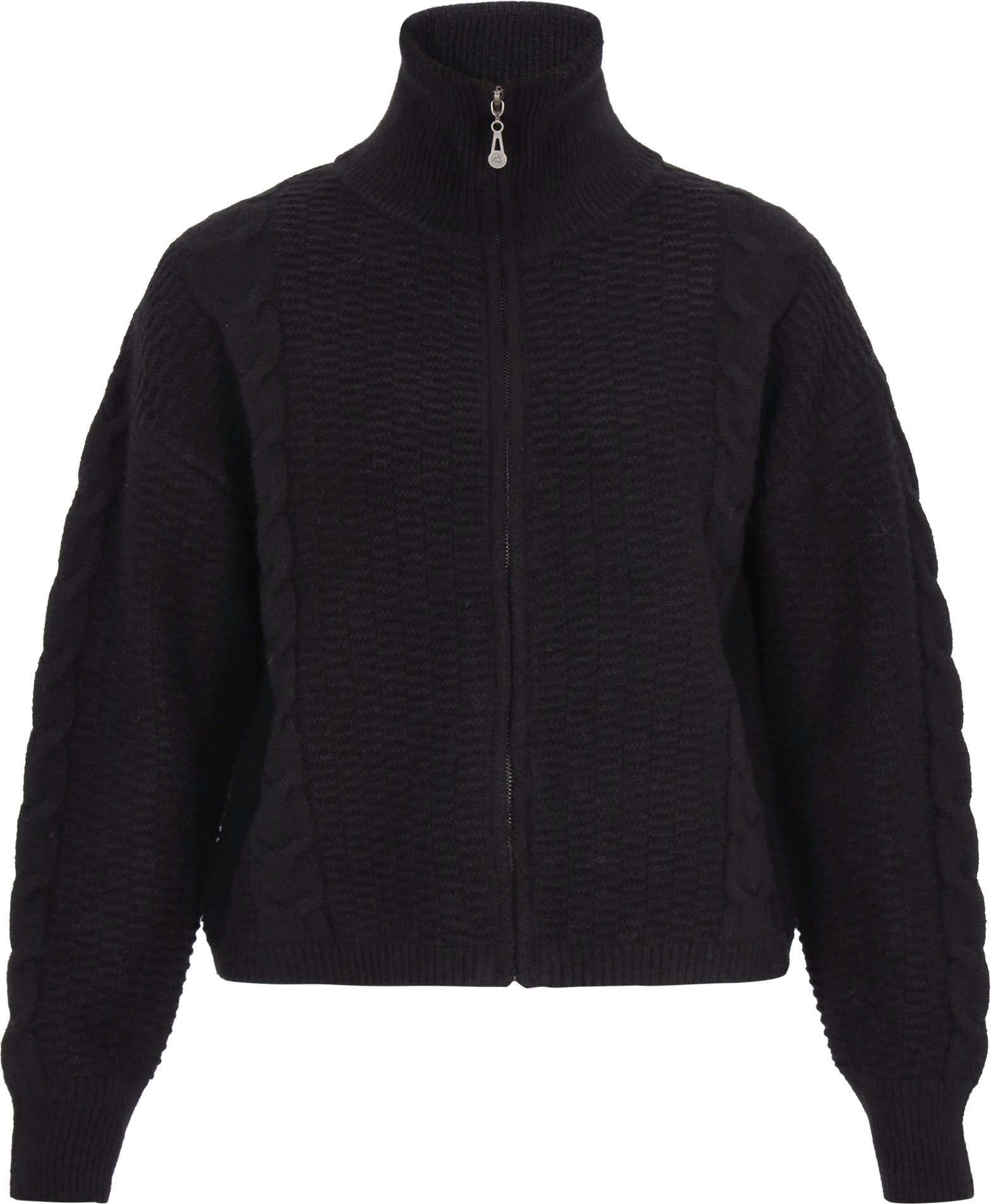 Thumbnail - Dreimaster Strickjacke Frauen Schwarz