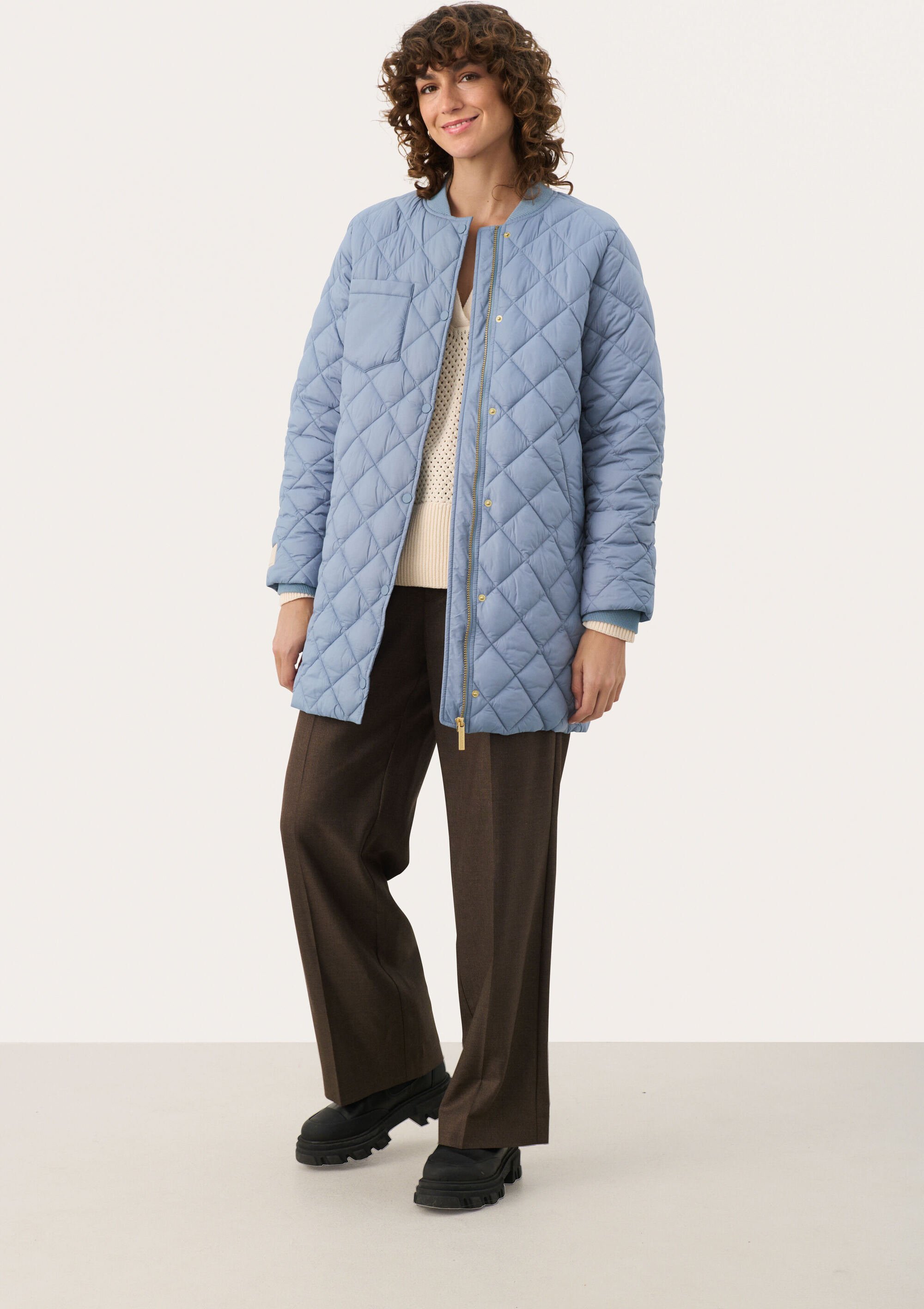 Jacke Gerade Passform Windward Blue