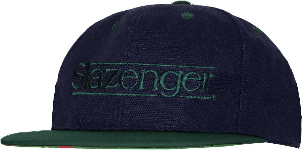 Slazenger Logo Herren Marine/Grüne Kappe