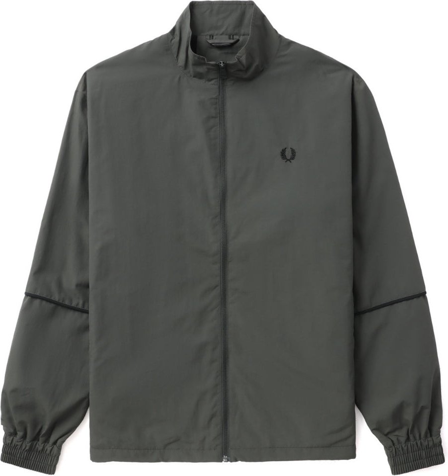 Thumbnail - Fred Perry - Field - Shell-Jacke in Grün mit Paspelierung
