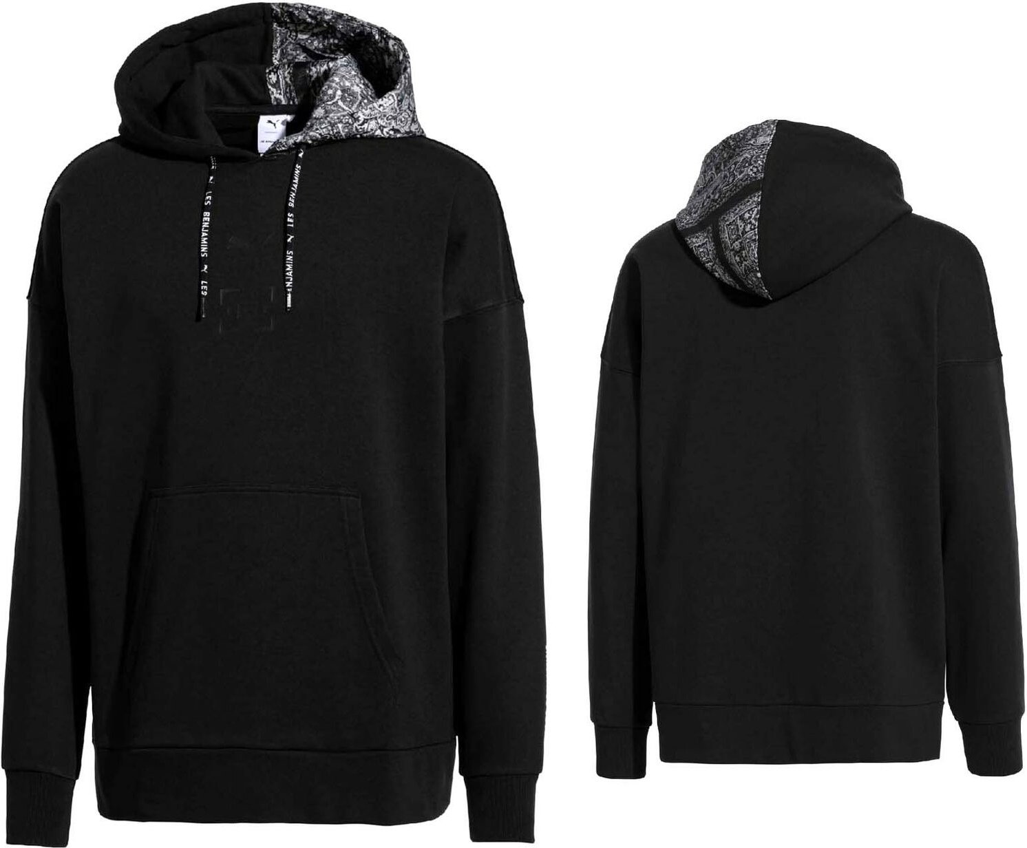 Puma x Les Benjamins überhauben Schwarze Herren 578533 01 über Kapuzenpullover