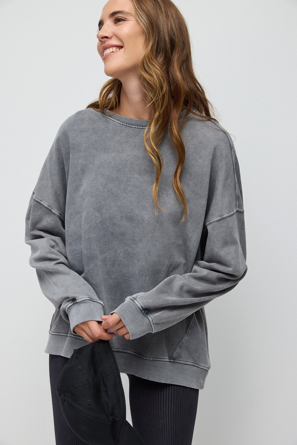 Atmungsaktiver Oversize-Sweatshirt