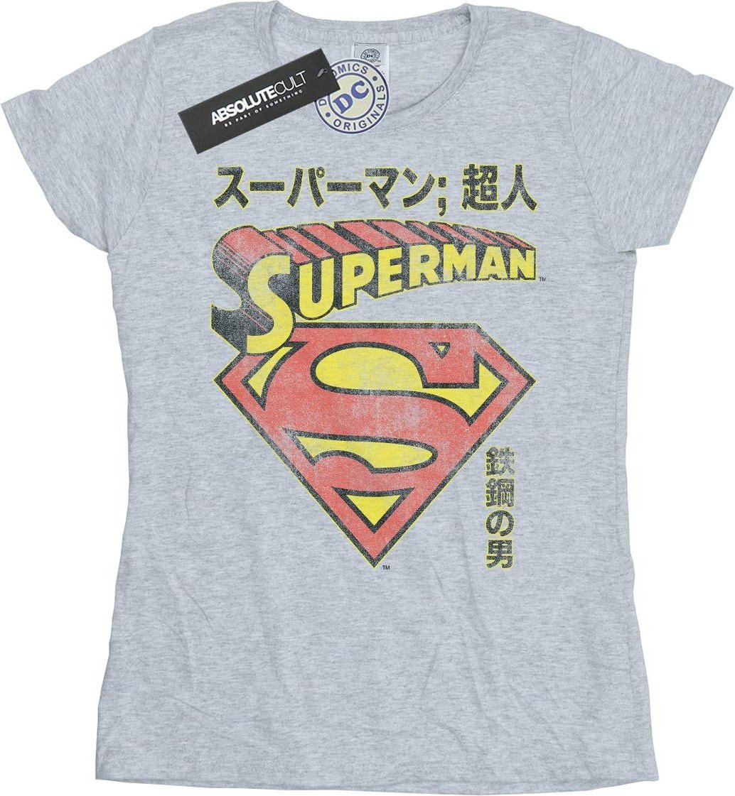 DC Comics - T-Shirt für Damen (Grau)