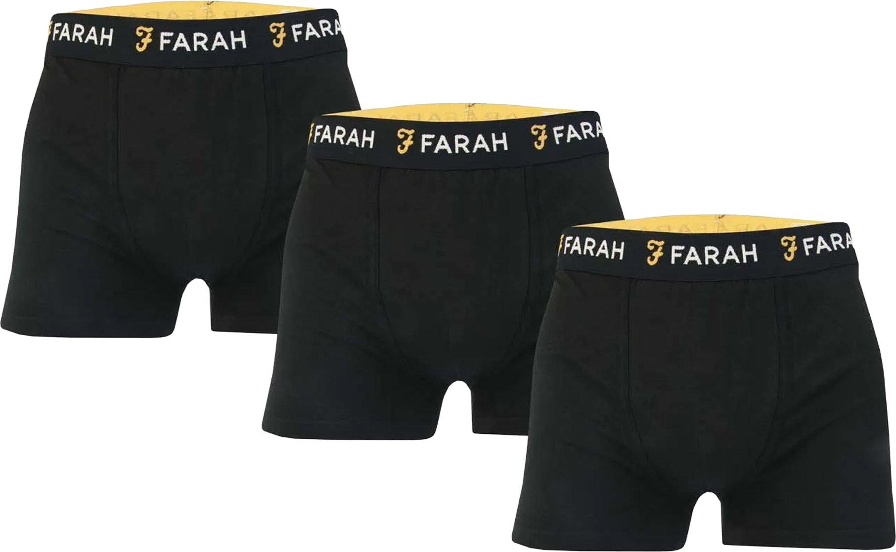 Farah - "Saginaw" Boxershorts für Herren(3er-Pack) (Schwarz)