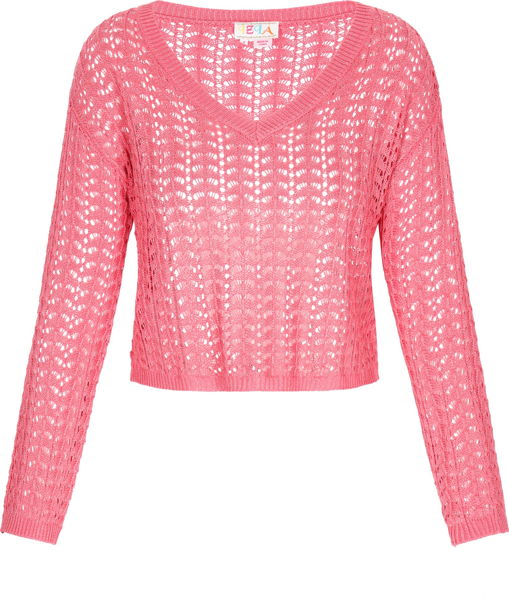 IZIA Pullover Frauen Koralle