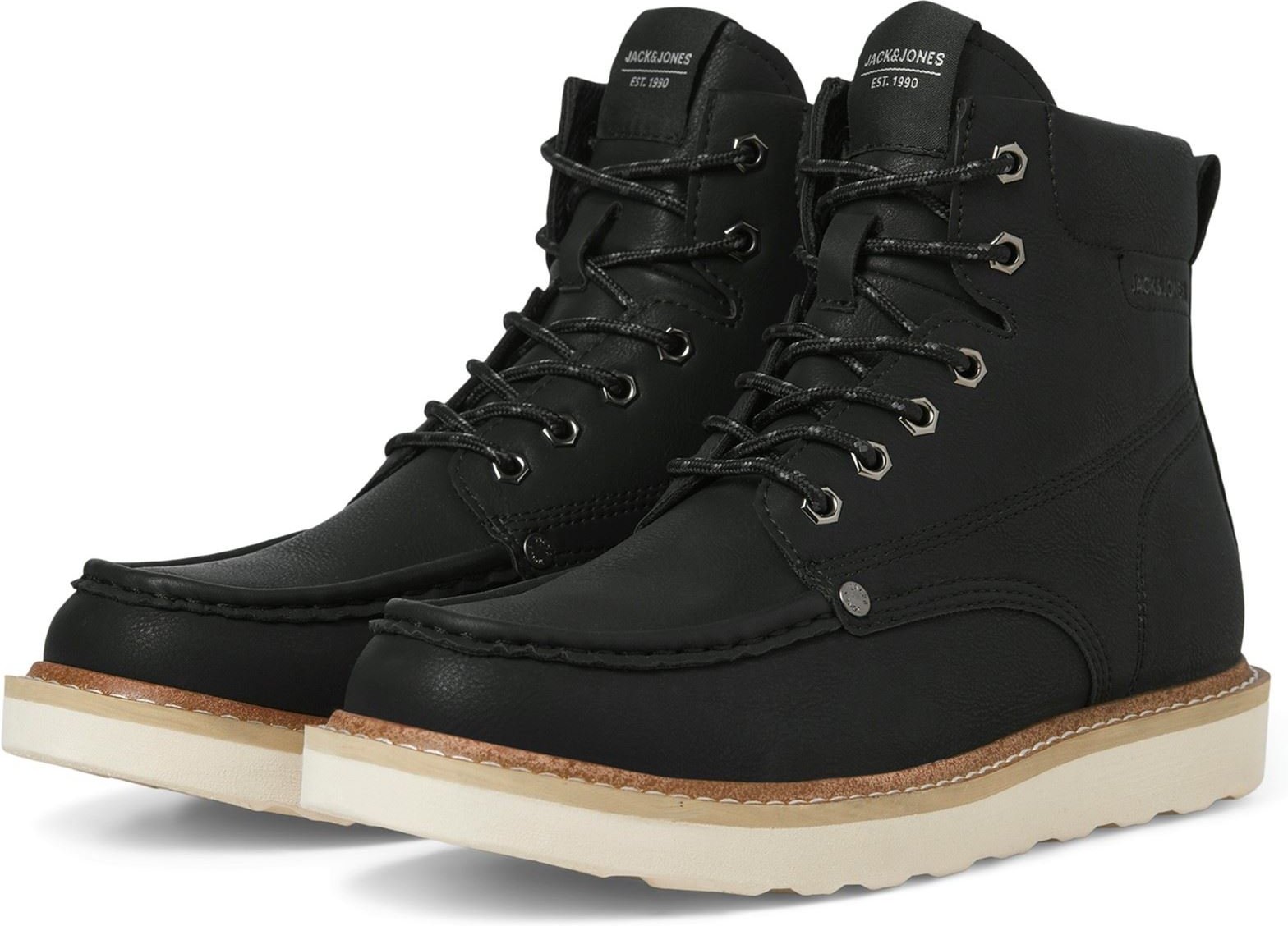 Jack & Jones Archway Mokassin Polyurethan Herren Anthrazit Stiefeletten