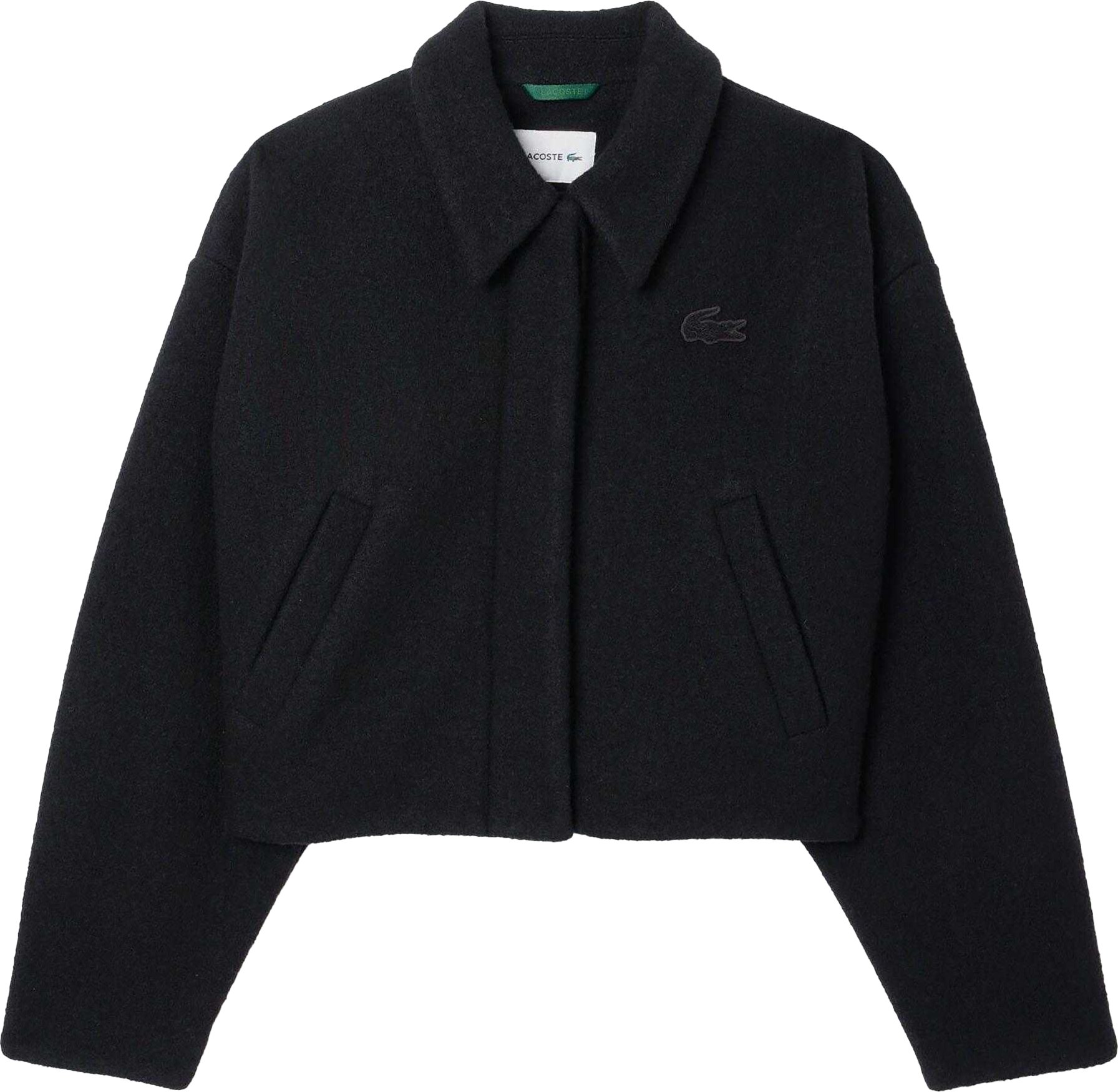 Lacoste - Jacke für Damen, kurz geschnitten (Schwarz)