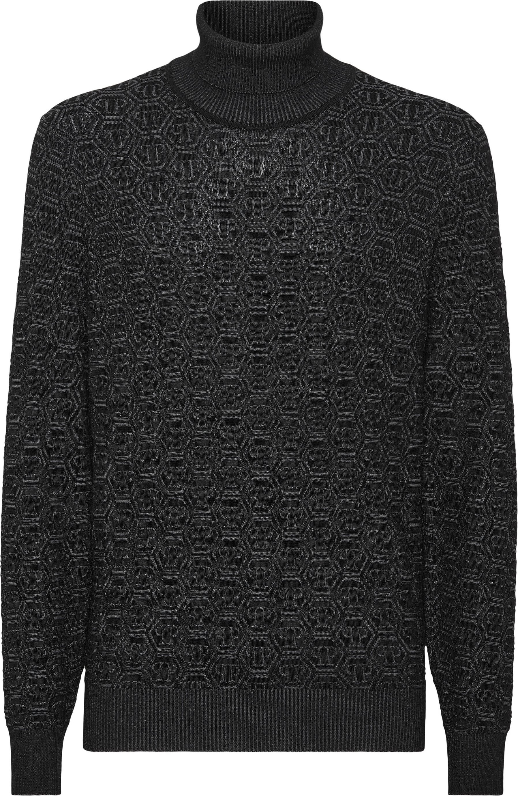 Rollkragenpullover Monogram