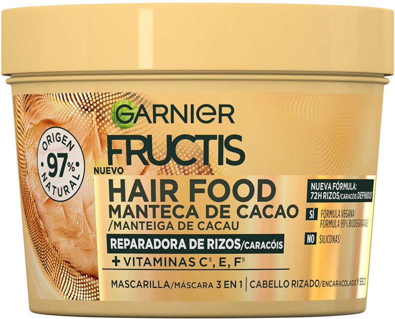 Fructis Hair Food Kakaobuttermaske Nährt Locken 390 ml