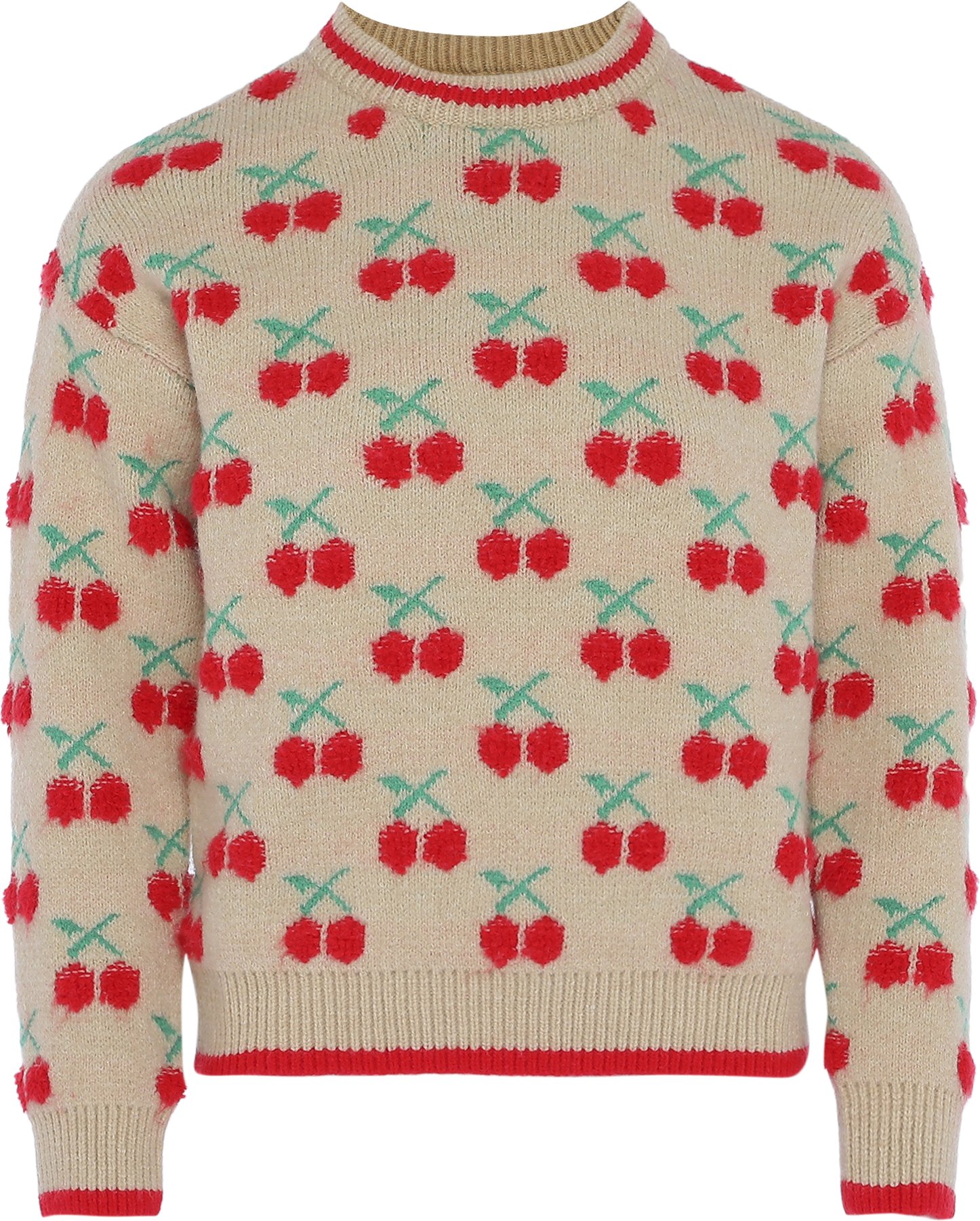 Mymo Zur Seite fahren Damen WOLLWEISS KIRSCHROT