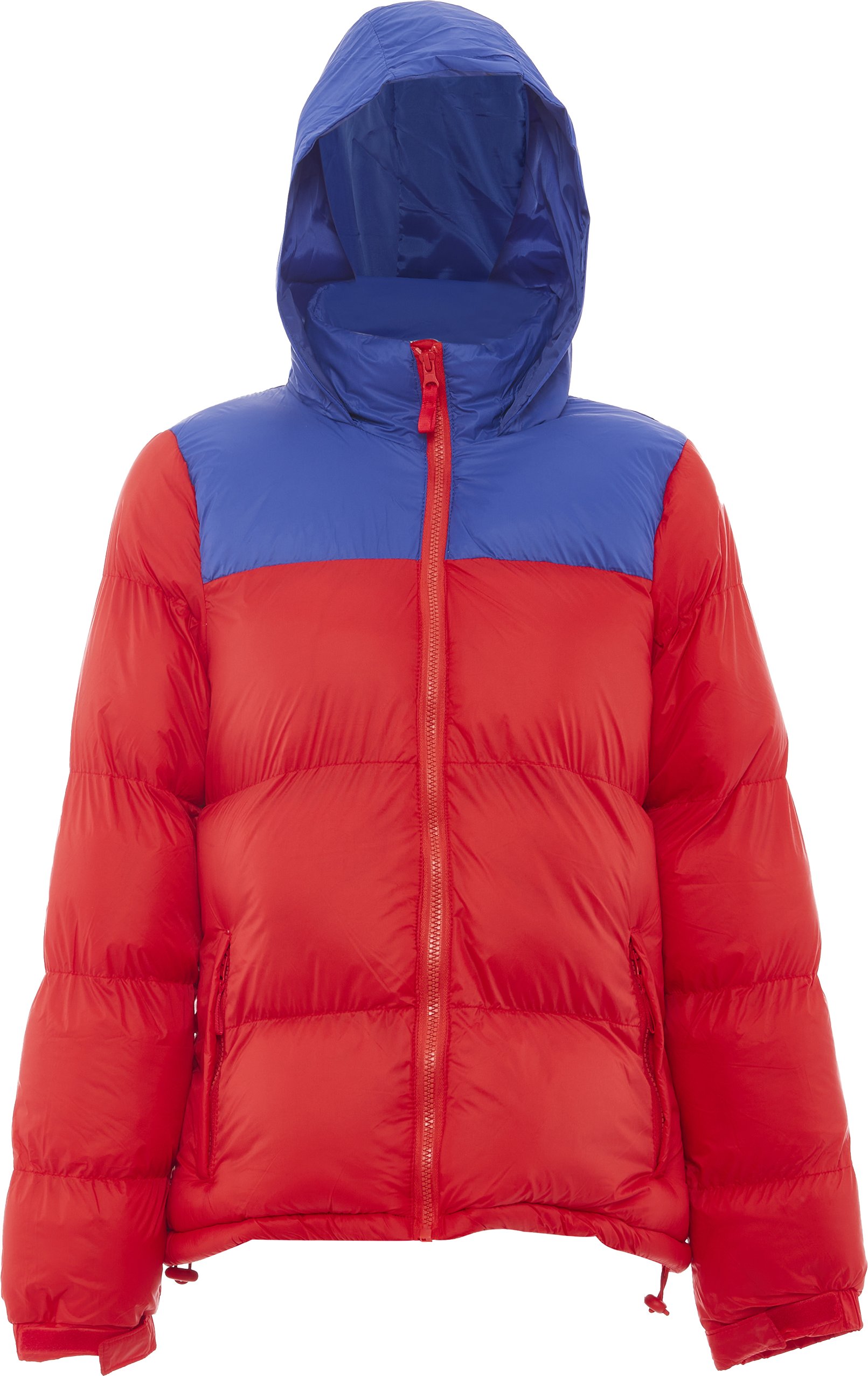 Mymo Wattierte Steppjacke Damen Rot Kobalt