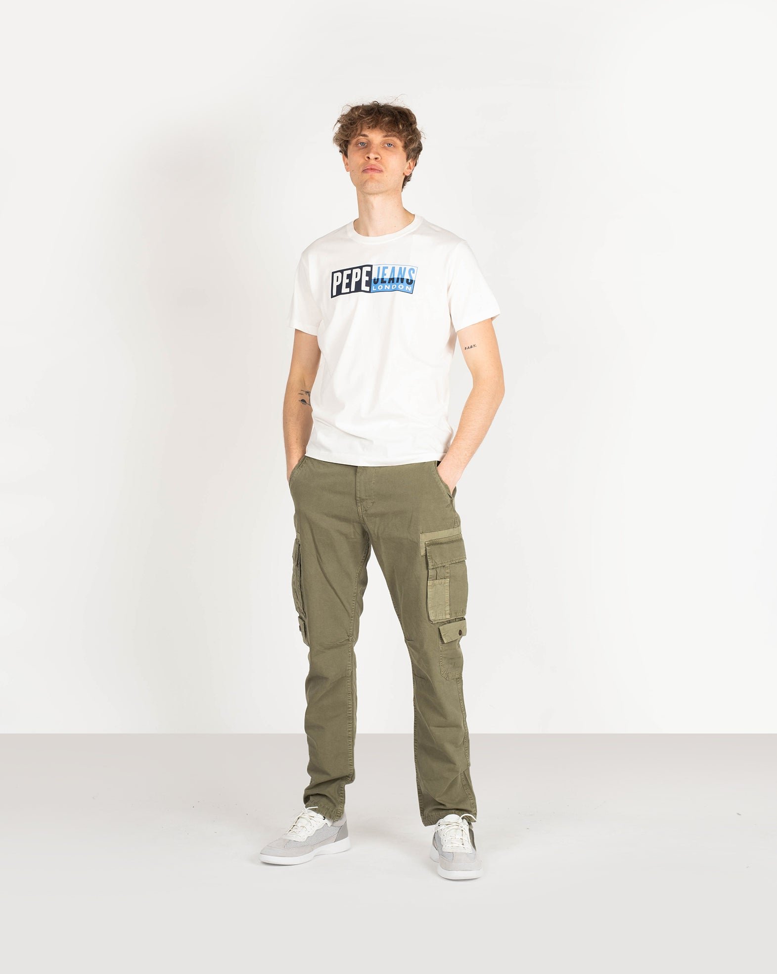 Pepe Jeans T-shirt Gelu Männer Weiß