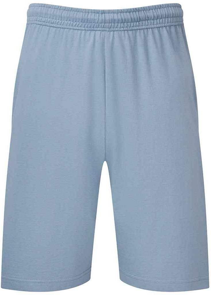 Fruit of the Loom - "Iconic 195" Jersey-Shorts für Herren (Graublau)