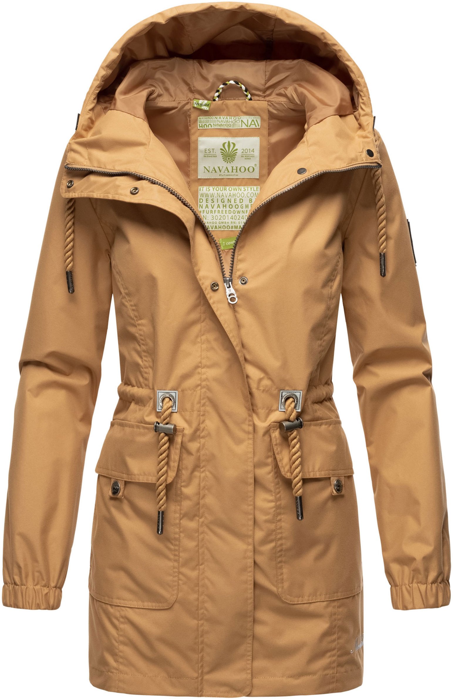 Navahoo Damen Übergangsjacke Neophee – Leicht, Stylisch & Wasserabweisend