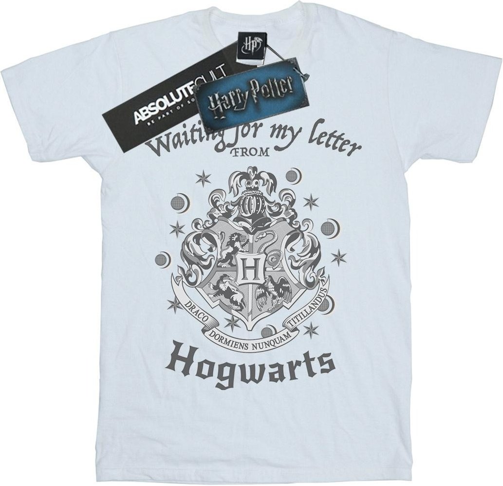 Harry Potter - "Hogwarts Waiting For My Letter" T-Shirt für Herren (Weiß)