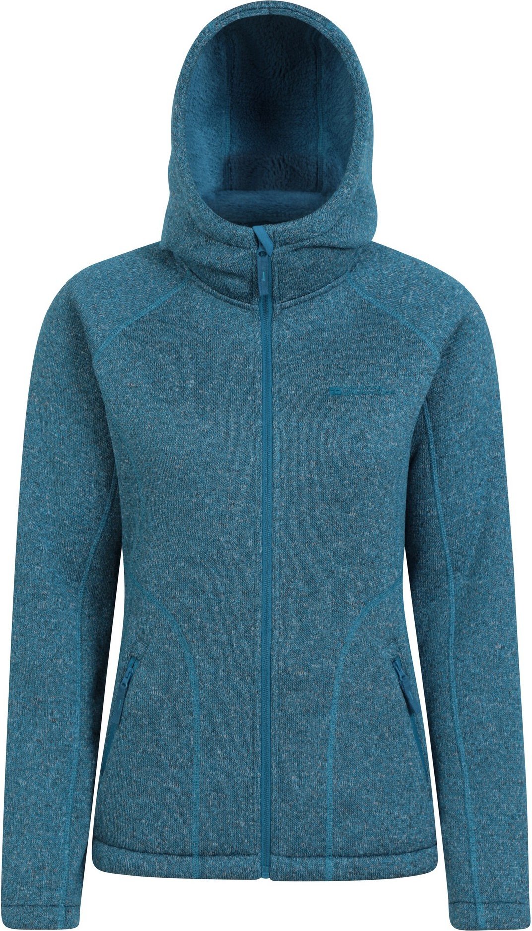 Mountain Warehouse Damen/Damen Nevis Kunstfell gefüttert Full Zip Hoodie (Teal)