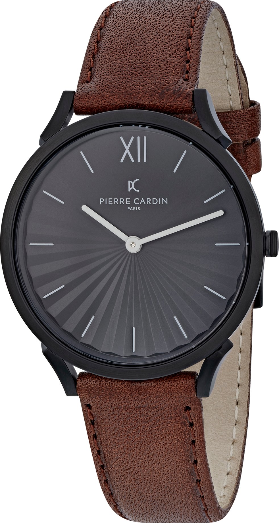 Pierre Cardin Pigalle Plissée Braun Unisex Armbanduhr CPI.2007