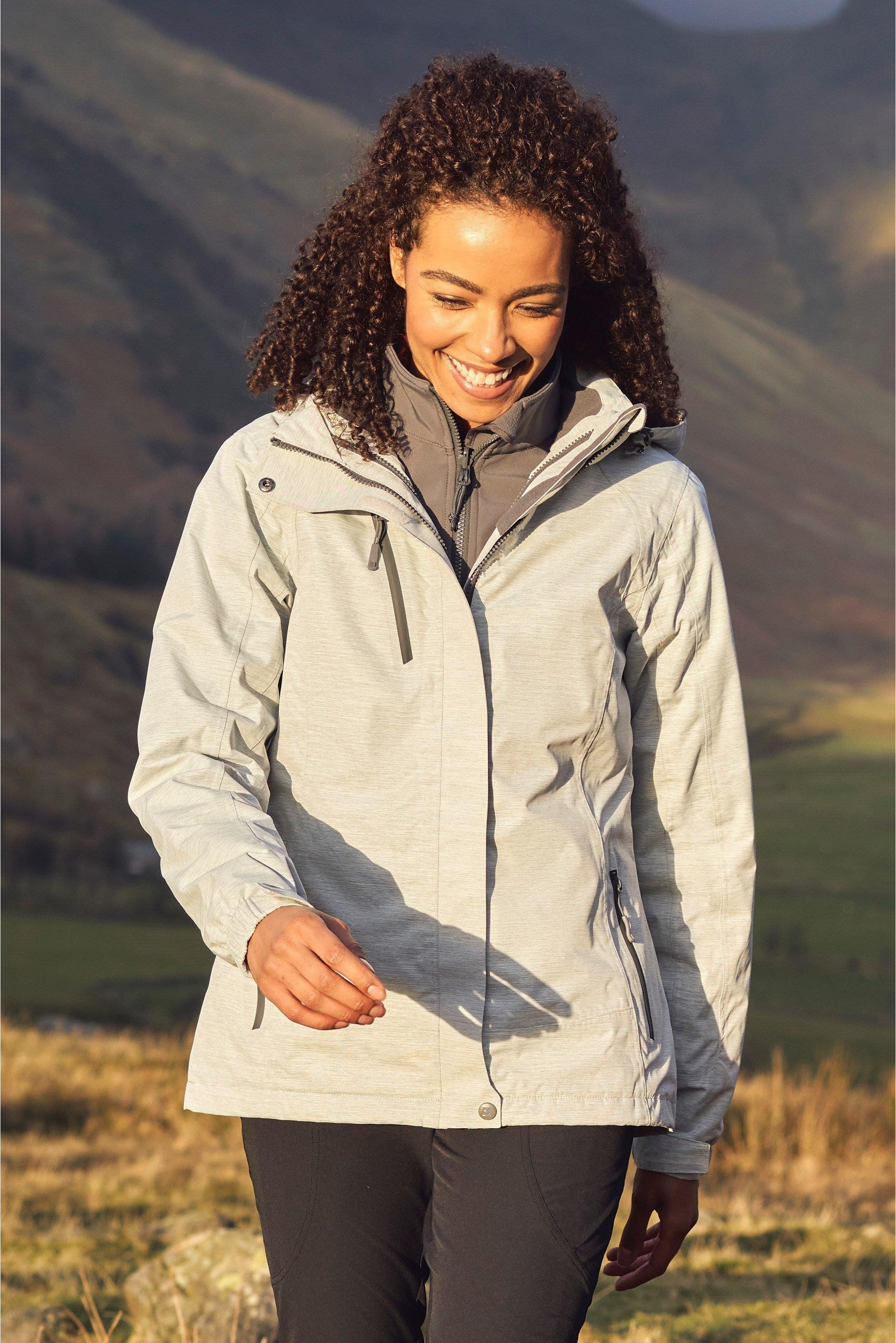 Mountain Warehouse - "Bracken Melange" Jacke für Damen (Weiß)
