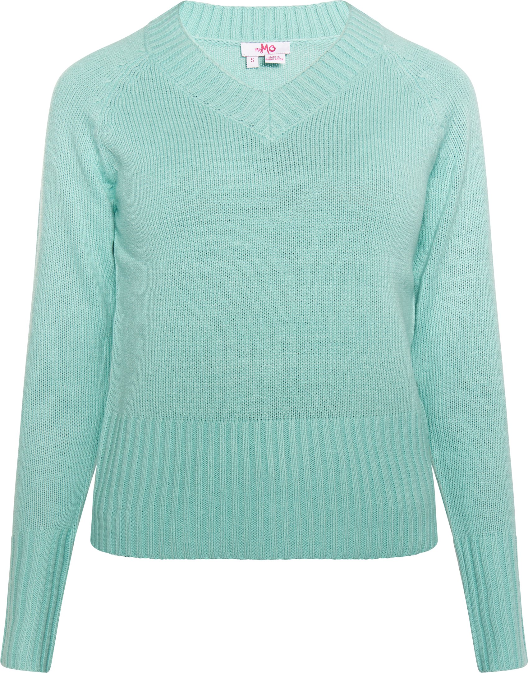 Mymo Strickpullover Damen Aqua