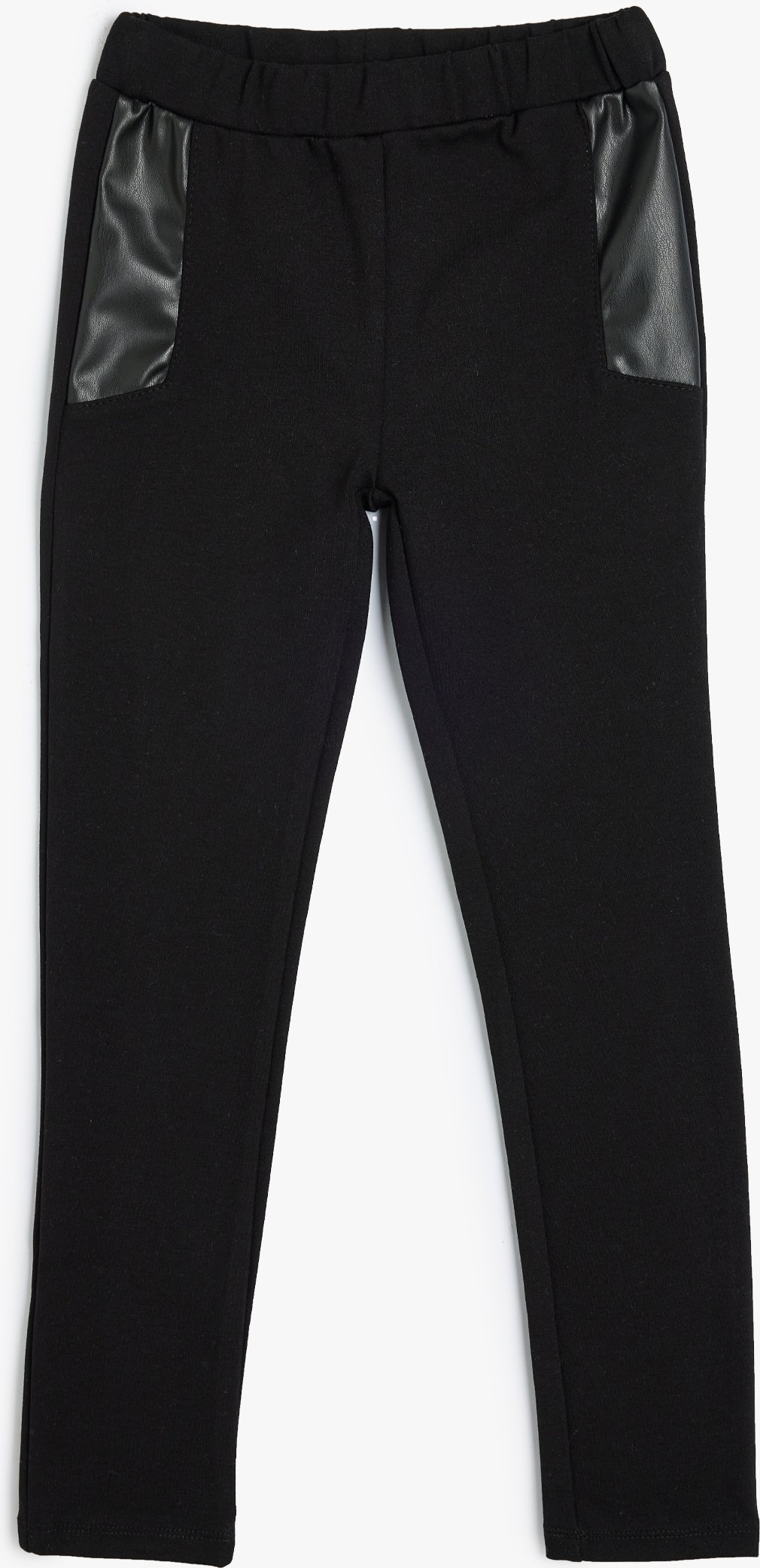 Koton Leggings Normale Leibhöhe Mit Lederdetail Leggings