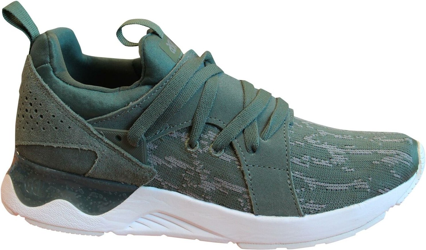 Asics Tiger Gel-Lyte gegen Sanze Mens Green Trainer