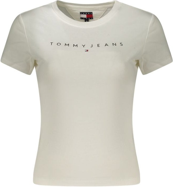 Tommy Hilfiger Weißes Baumwoll Damen-T-Shirt