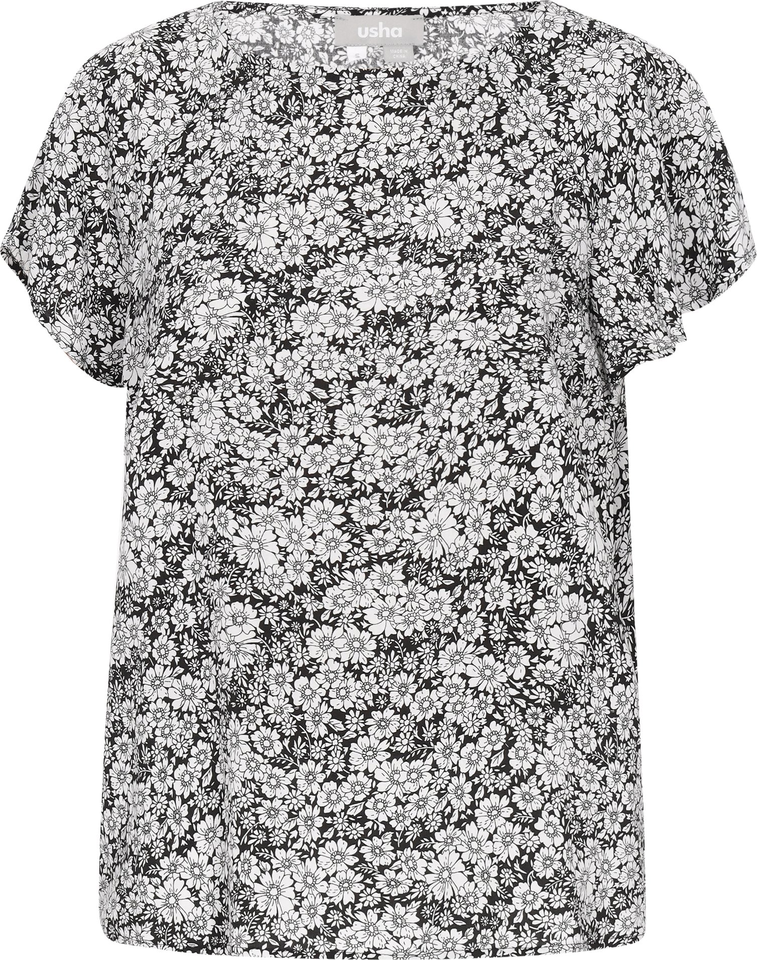 Thumbnail - usha Bluse Frauen schwarz-weiß