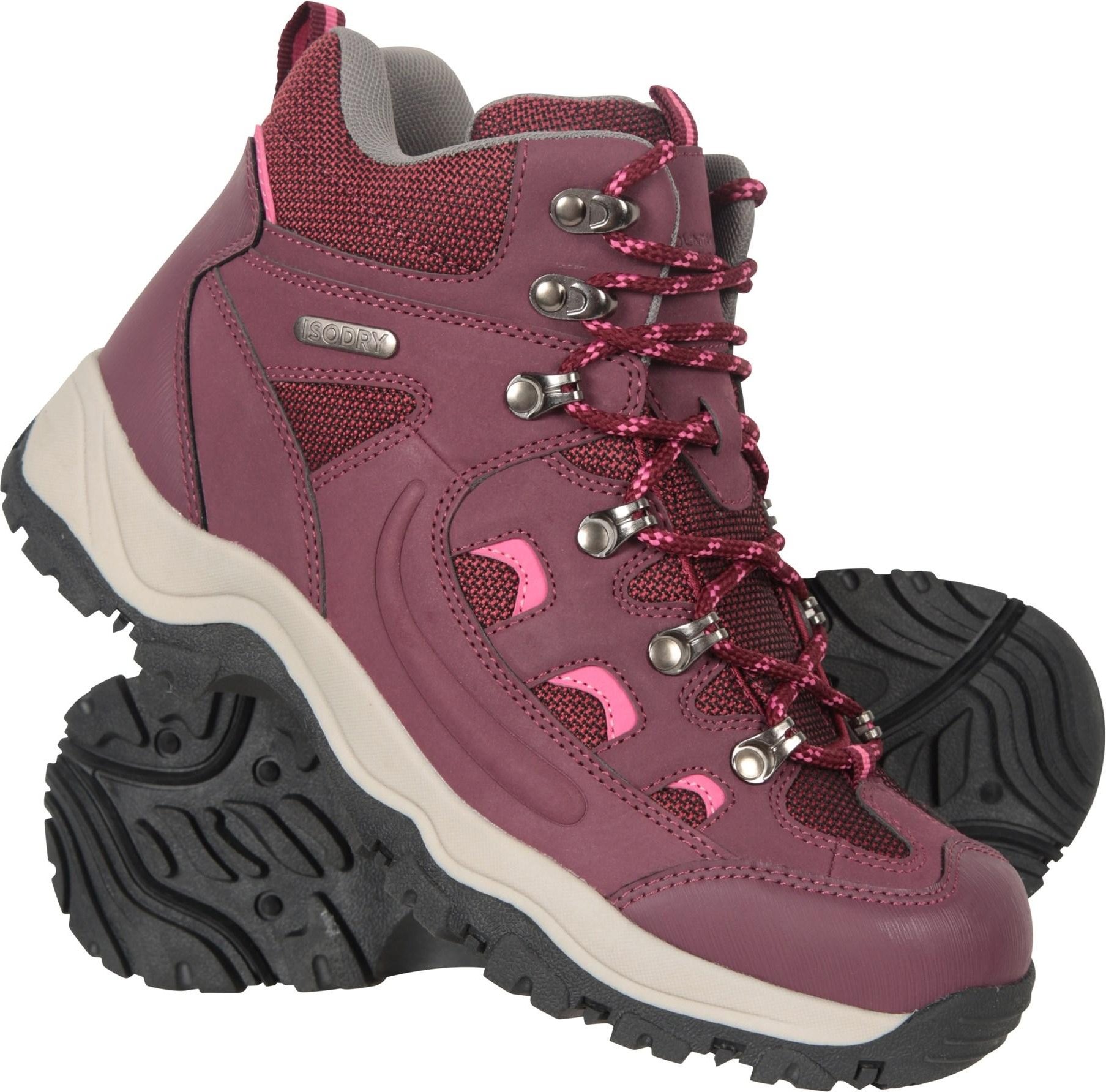 Mountain Warehouse Womens/Ladies Adventurer Wasserdichte Wanderstiefel (Burgundy)