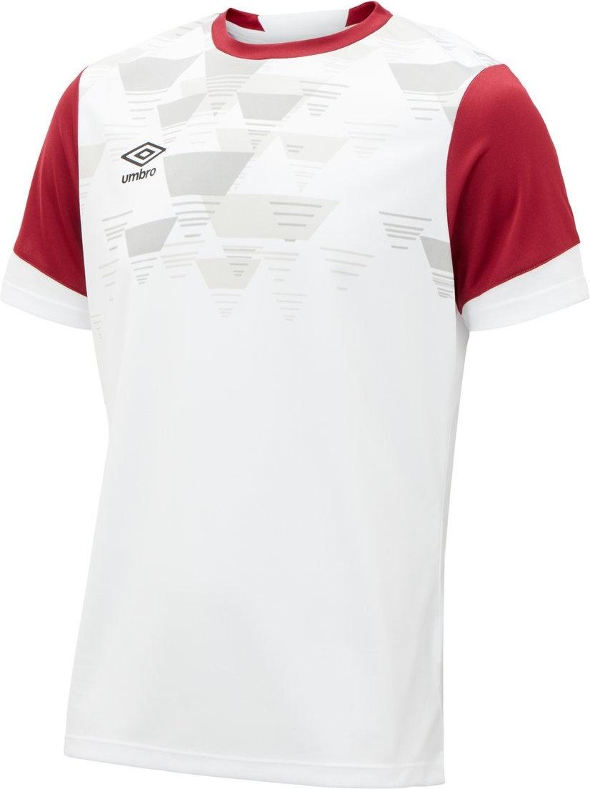 Umbro - "Vier" Trikot für Herren (Weiß/Weinrot)