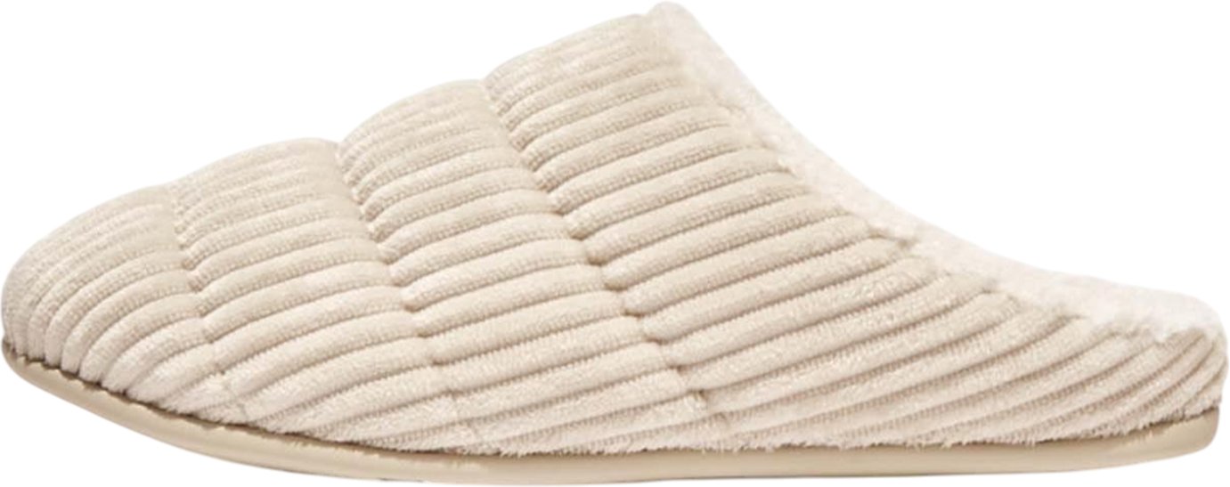 FitFlop - Damen Hausschuhe "Chrissie", Kord (Elfenbein)