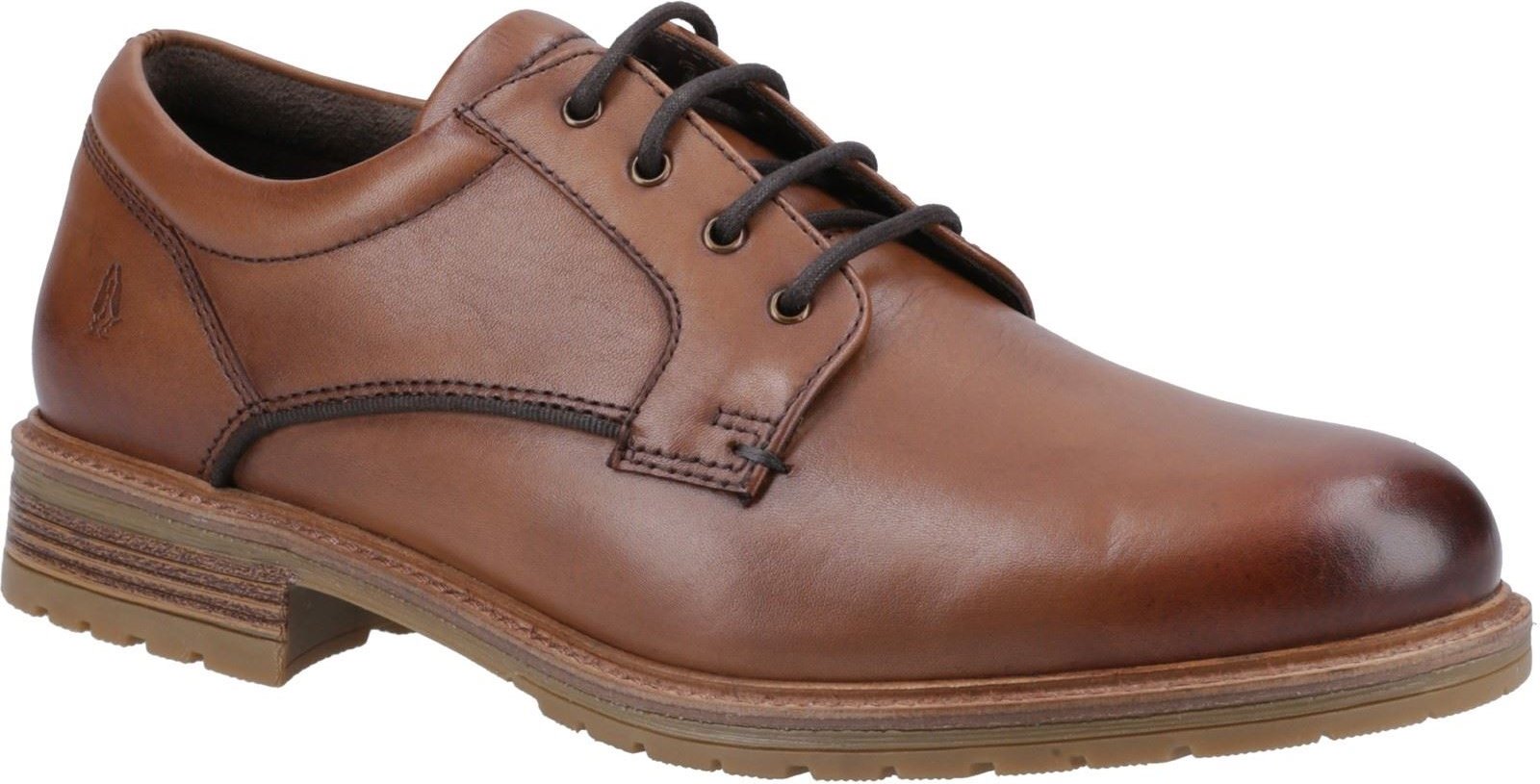 Hush Puppies Richie Leder Herren Schnürschuhe in Tan