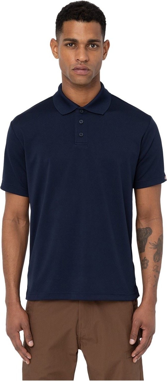 Dickies Everyday Polyester Herren Polo-Shirt in Blau