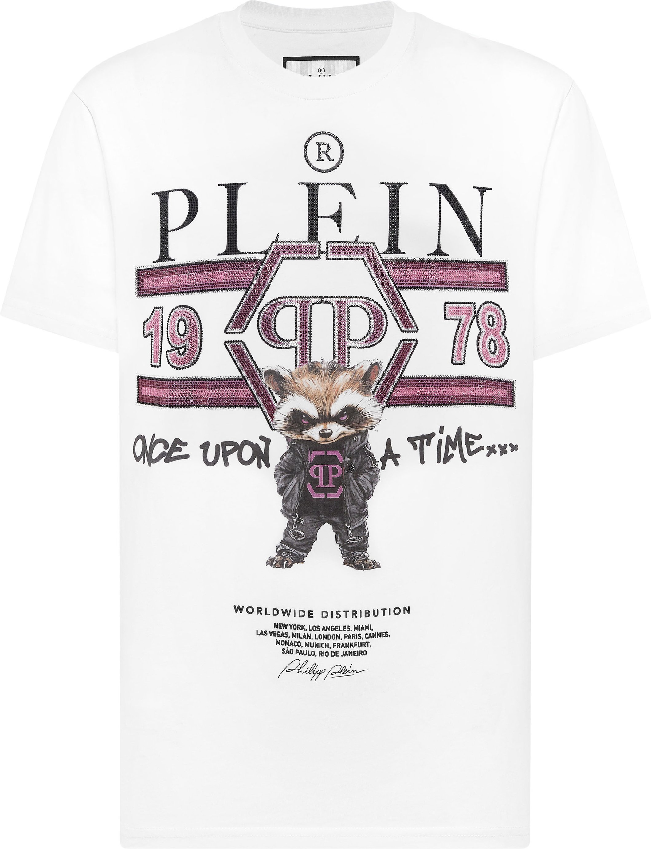 Round Neck T-Shirt Plein College Animals