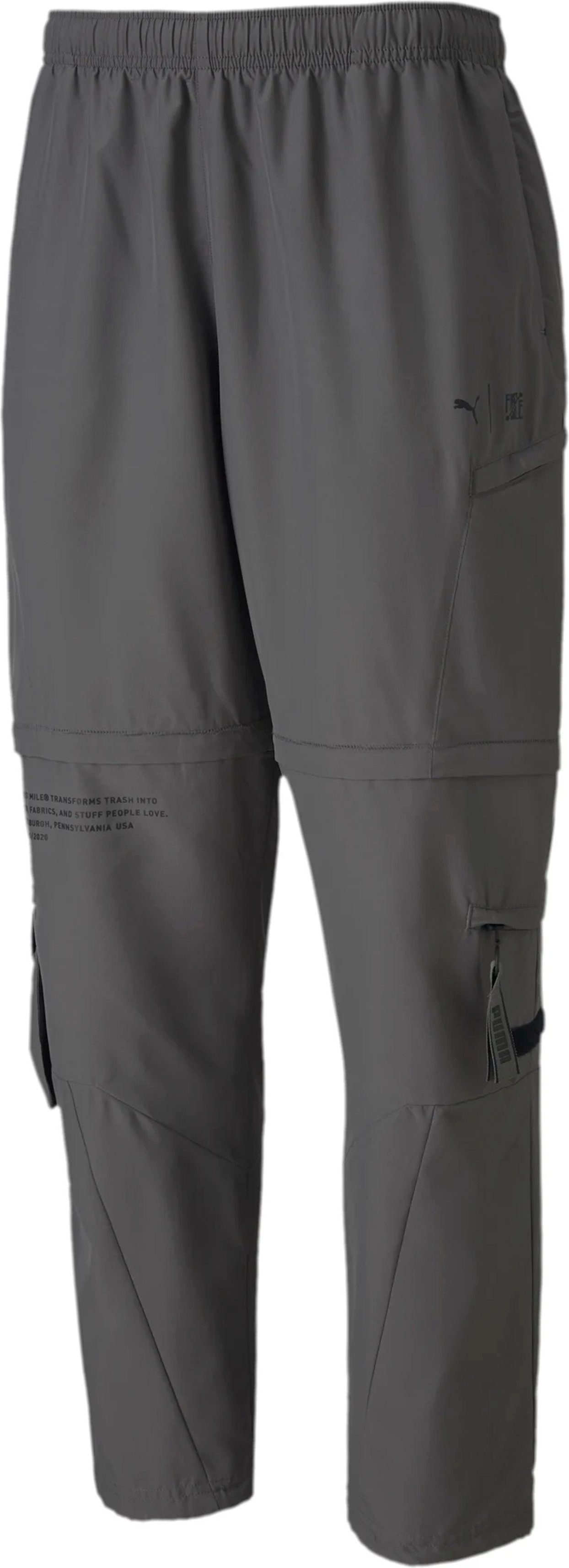 Puma x First Mile Mens 2 in 1 Trackhose Grau 519022 02