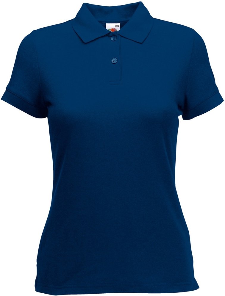 Fruit Of The Loom Womens Lady-Fit 65/35 Kurzarm-Poloshirt (Navy)