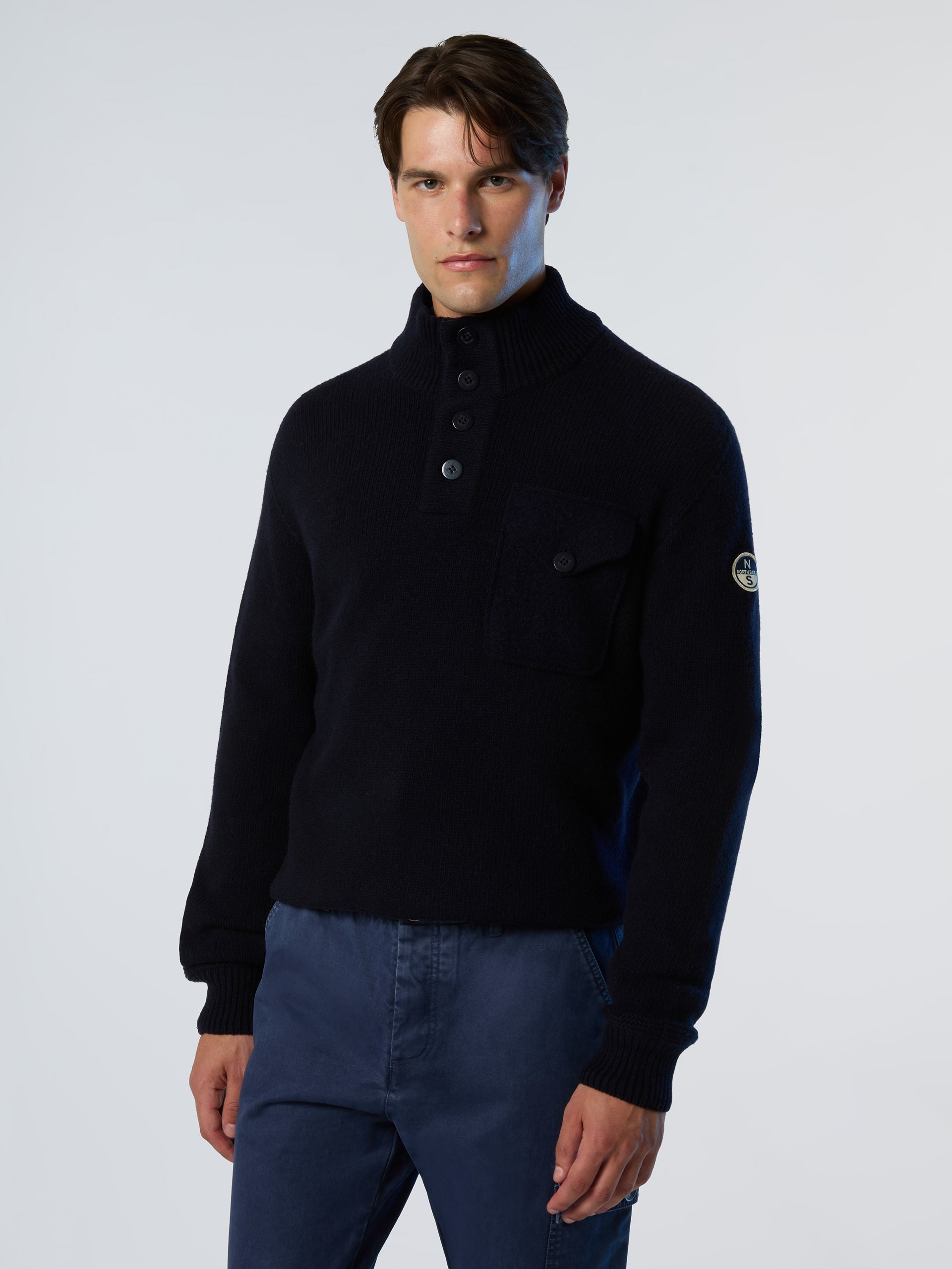 North Sails Pullover Archiv-Knopfleiste vorne