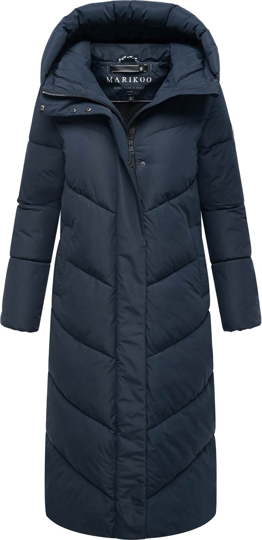 Marikoo Damen Wintersteppmantel Ranjaa mit Kapuze & reflektierenden Details