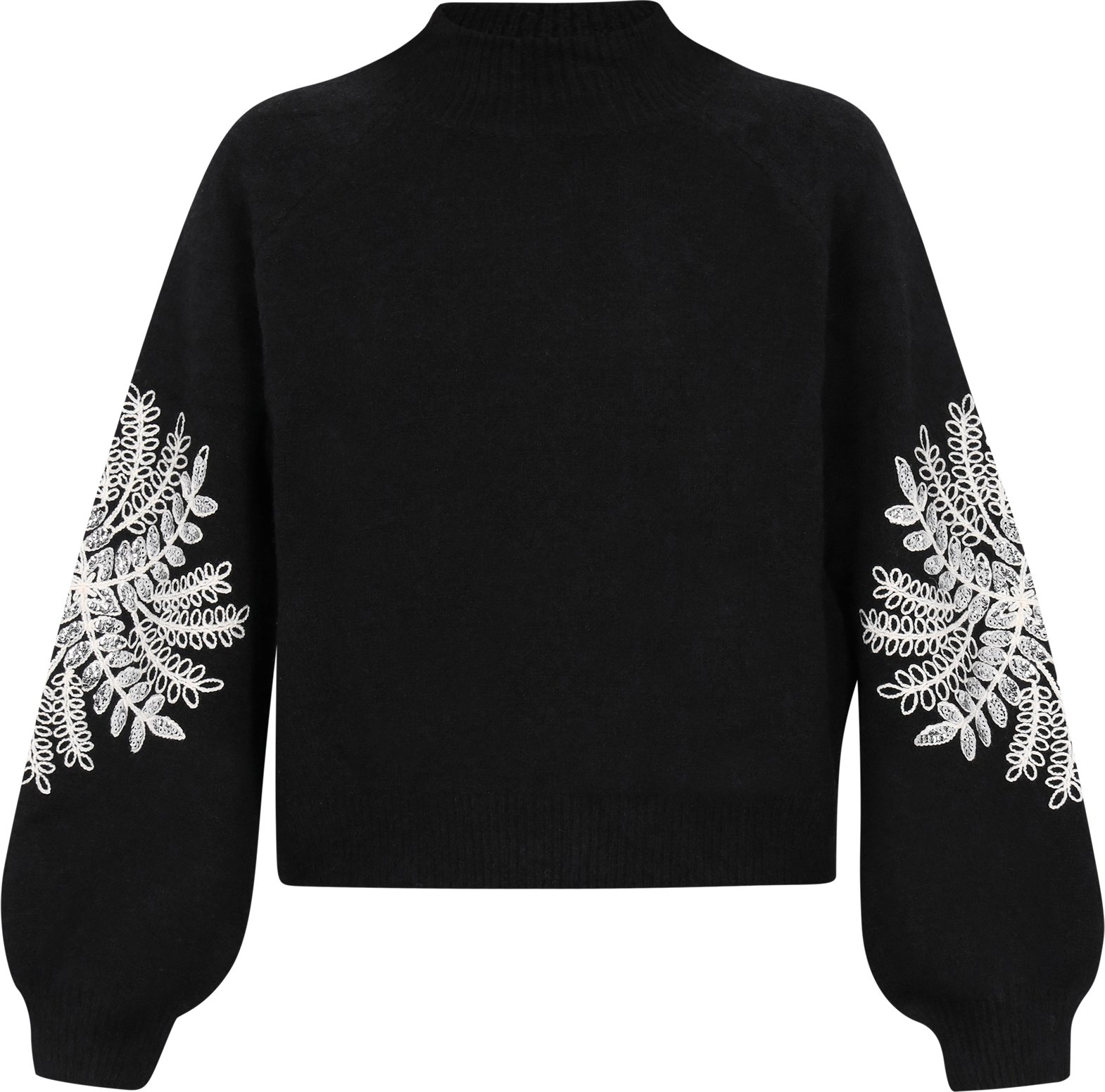 IZIA Pullover Frauen schwarz-weiß