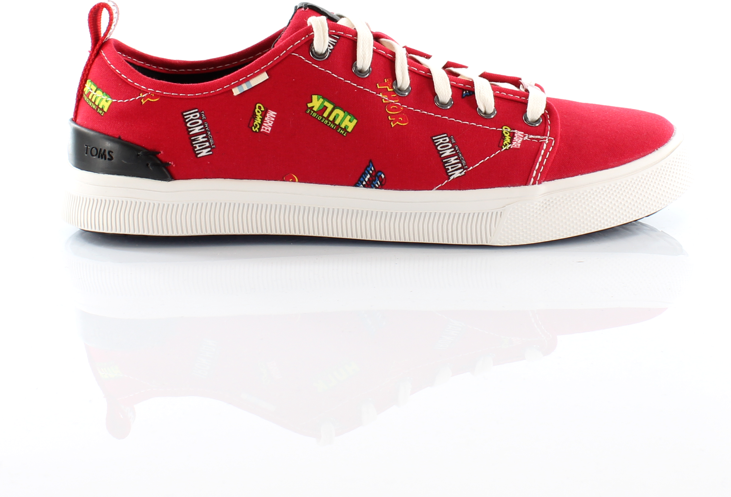 Toms x Marvel TRVL Lite Low Domens Red Trainer